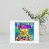 イスタンブールエポックアワーポストカード 箔シーズンポストカード (立ち正面)