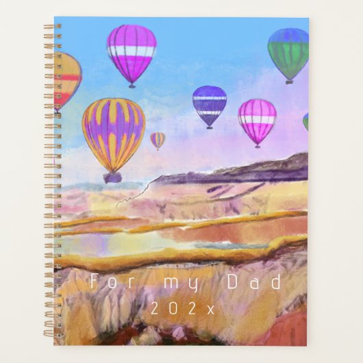 イスタンブールカラフル熱気球フェスティバル プランナー手帳 (正面)