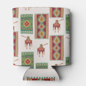 イスタンブールカーペットCoffee:ヴィンテージパターン 缶クーラー (裏面)