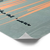 イスタンブールサンセット – モスクとブリッジシルエット ポスター (角)