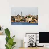 イスタンブールスカイライン市 ポスター (ホームオフィス)