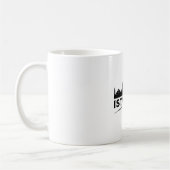 イスタンブールターキーシティスケープ天窓ギフトアイディア コーヒーマグカップ (左)