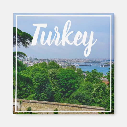 イスタンブールターキーシティボスポラスビュー マグネット (正面)