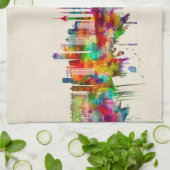 イスタンブールターキーライン キッチンタオル (折り畳み)