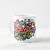 イスタンブールターキー コーヒーマグカップ (正面左)