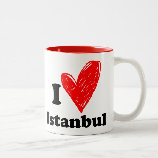 イスタンブールツートーンコーヒーマグが大好き ツートーンマグカップ (右)