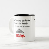 イスタンブールトゥルキイェ土産スルタンメメットファティクート ツートーンマグカップ (正面左)