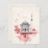 イスタンブールトゥルキエ葉書への旅行 ポストカード (正面/裏面)