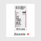 イスタンブールトラベルチケット シール (シート)