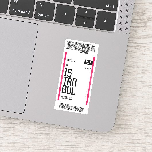 イスタンブールトラベルチケット シール (詳細)