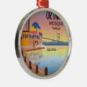 イスタンブールトルコからの挨拶オーナメント メタルオーナメント (右)