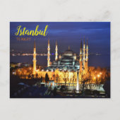 イスタンブールトルコのポストカードからの挨拶 ポストカード (正面)