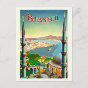 イスタンブールトルコのヴィンテージのポスター1939 ポストカード