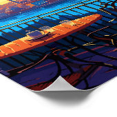 イスタンブールトルコのヴィンテージ旅行イラストレーション ポスター (角)