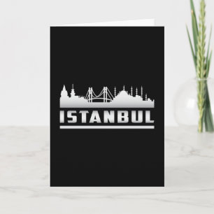 イスタンブールトルコシティスカイラインシティスケープおもしろいギフト カード