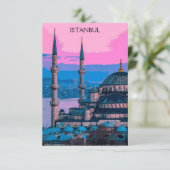 イスタンブールトルコハギアソフィア建築 カード (スタンド正面)