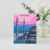 イスタンブールトルコハギアソフィア建築 ポストカード (スタンド正面)