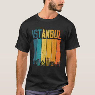 イスタンブールトルコレトロヴィンテージサンセットスカイラインイスタン Tシャツ