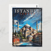 イスタンブールトルコヴィンテージ ポストカード (正面/裏面)