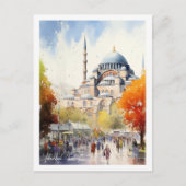 イスタンブールトルコ有名なトラベルプレイス ポストカード (正面)