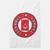 イスタンブールトルコ キッチンタオル (縦)
