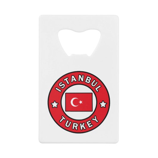 イスタンブールトルコ クレジットカード栓抜き (正面)