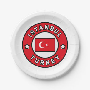 イスタンブールトルコ ペーパープレート