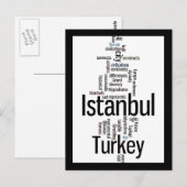 イスタンブールトルコ ポストカード (正面/裏面)