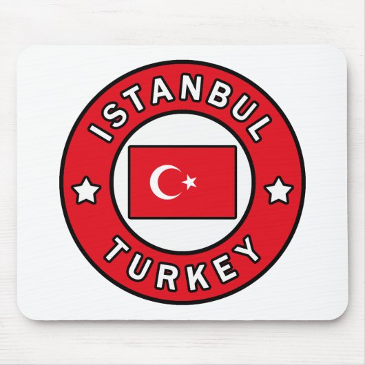 イスタンブールトルコ マウスパッド (正面)