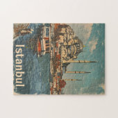 イスタンブールブルーモスクヴィンテージ ジグソーパズル (横)