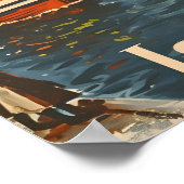 イスタンブールブルーモスクヴィンテージ ポスター (角)