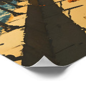 イスタンブールブルーモスクヴィンテージ ポスター (角)