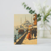 イスタンブールブルーモスクヴィンテージ ポストカード (スタンド正面)