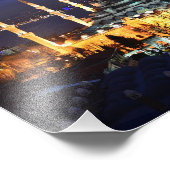 イスタンブールブルーモスク夜景プレミアムトラベル フォトプリント            (角)