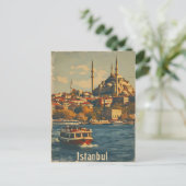 イスタンブールボスポラスヴィンテージポストカード ポストカード (スタンド正面)