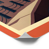 イスタンブール満月の街並み ポスター (角)