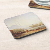 イスタンブール1864年の眺め(キャンバスの油) コースター (左側)