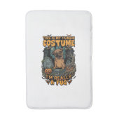 イスタンブール コスチューム パグ ハロウィン カボチャ 墓石_1 バスマット (正面縦)