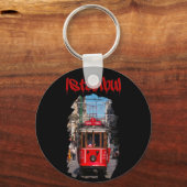 イスタンブール：タクシム・トラム キーホルダー (正面)