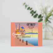 イスタンブール・トルコからの挨拶 ポストカード (スタンド正面)