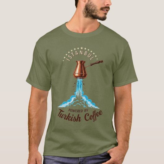イスタンブール トルココーヒー テーマ Tシャツ (正面)