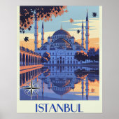 イスタンブール、トルコ旅行 ポスター (正面)