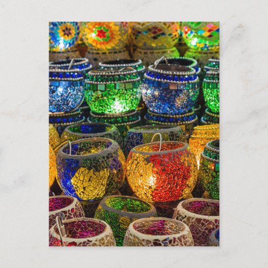 イスタンブール(トルコ)のバザーに参加するティアログ ポストカード (正面)