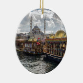 イスタンブール(トルコ)への眺め セラミックオーナメント (右)
