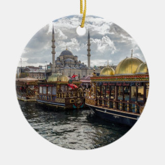 イスタンブール(トルコ)への眺め セラミックオーナメント