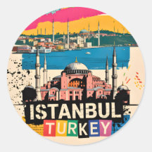 イスタンブール トルコ アヤソフィア レトロ ポップアート 旅行