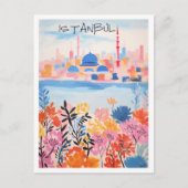 イスタンブール トルコ アート 旅行 ポストカード (正面)