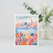 イスタンブール トルコ アート 旅行 ポストカード (スタンド正面)