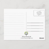 イスタンブール,トルコ – グリーンタイル – ありがとう ポストカード (裏面)