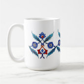 イスタンブール、トルコ-タイルのモザイク コーヒーマグカップ (左)